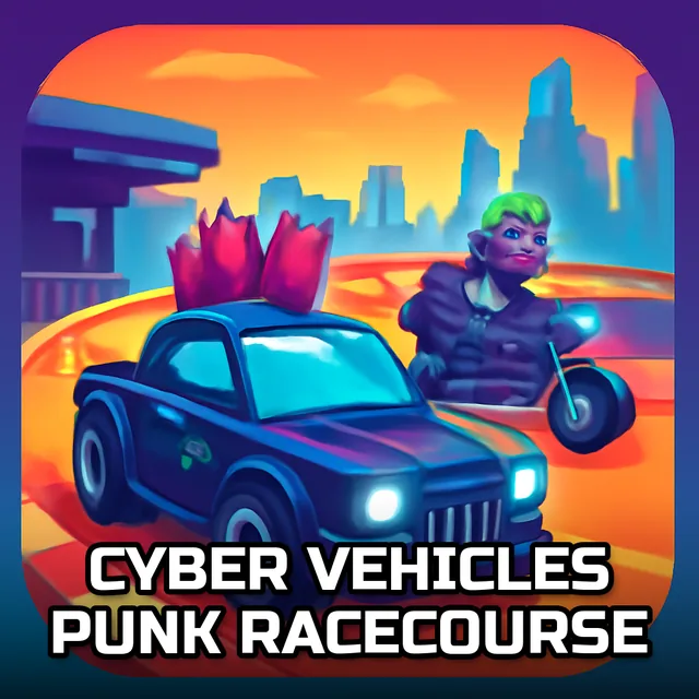 Cyber Vehicles Punk Racecourse - Time Trials game