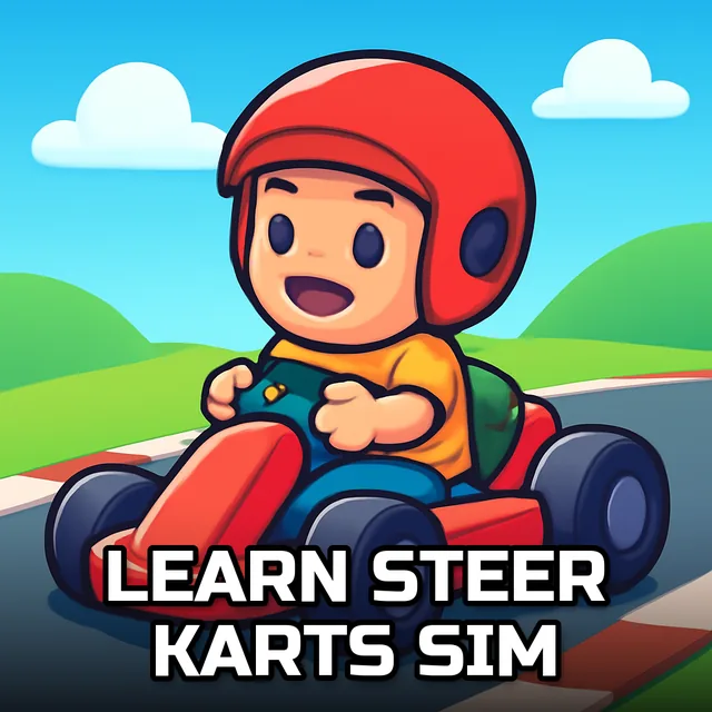 Learn Steer Karts Sim - Kart Racing game